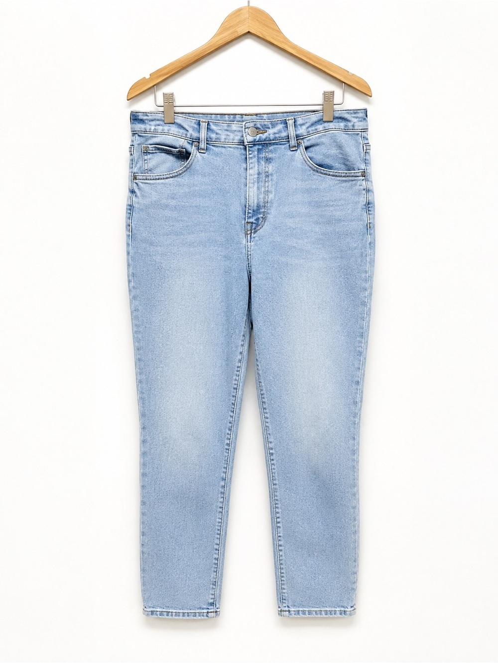 Express Light Wash Slim Super Highrise Jeans Size 14 regular